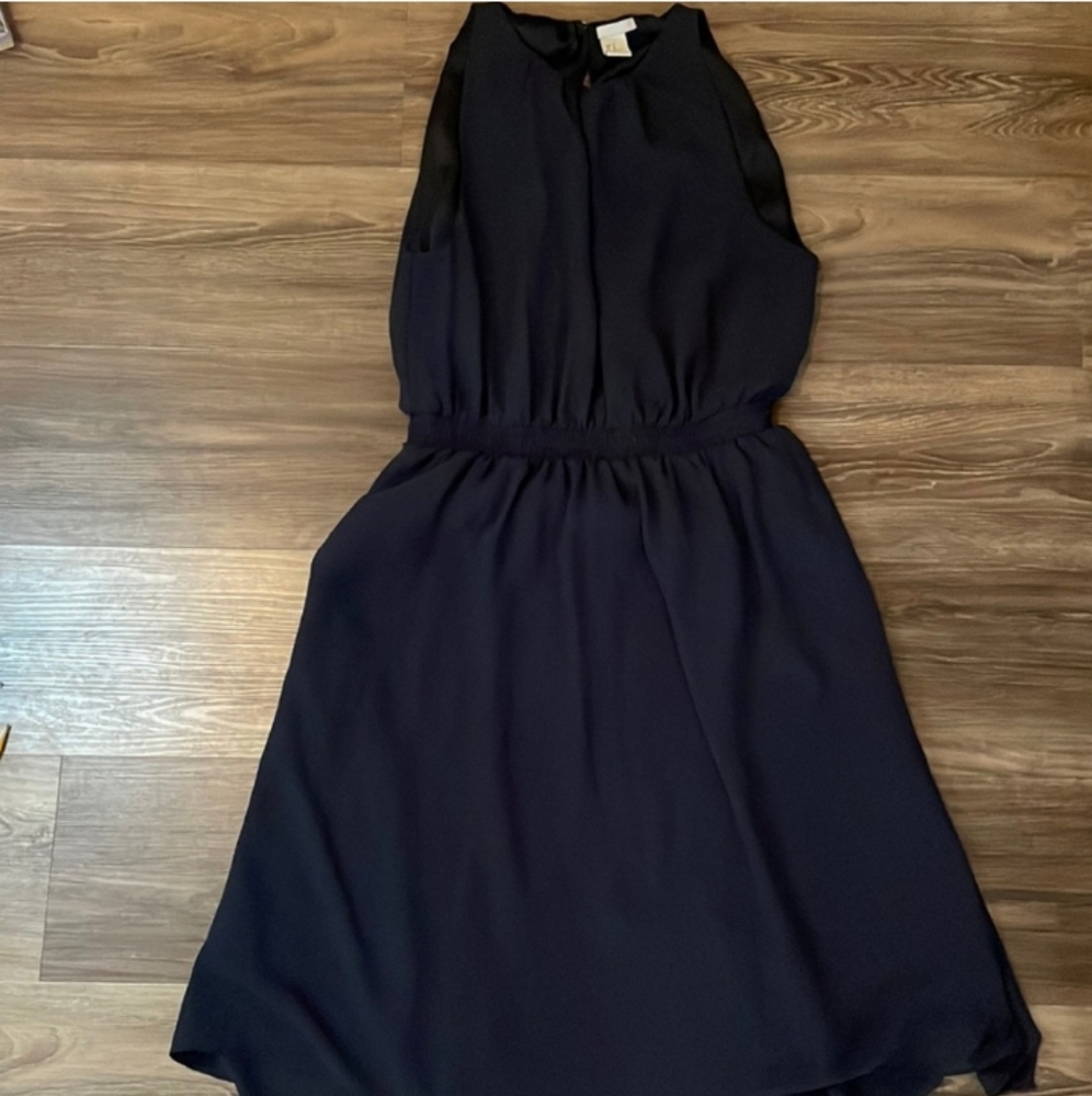 H&M Black High Low Dress